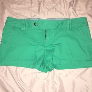 Green Red Camel Shorts
